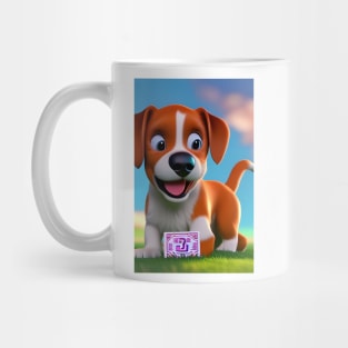 Dog Lottery ticket design Mug